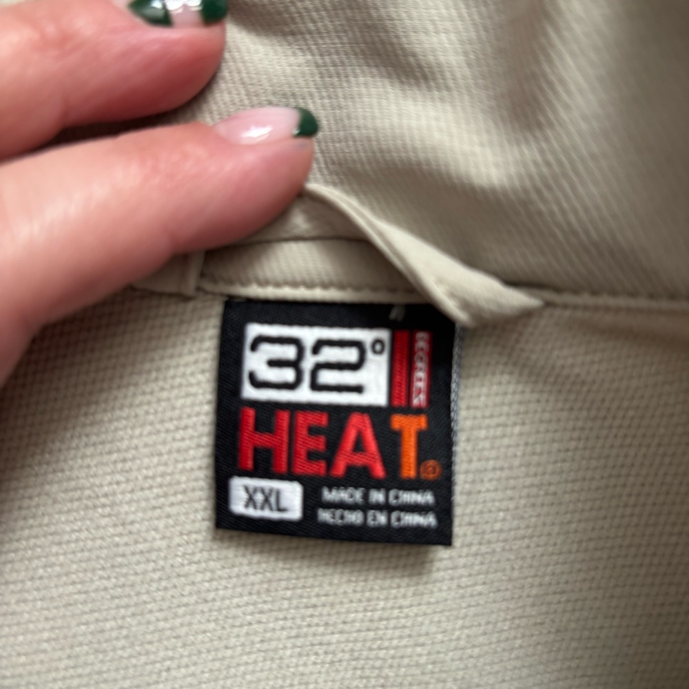 Men’s Tan Zip-Up Jacket XXL - Picture 3 of 4